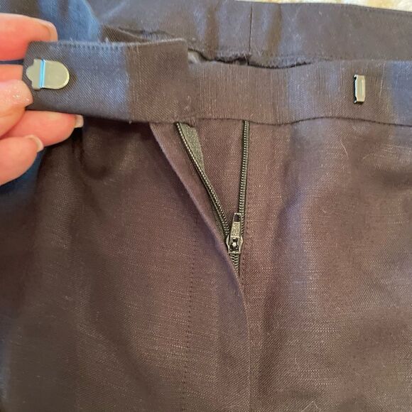 BLACK FULLY Rayon lined pants size 10 P - Picture 5 of 5